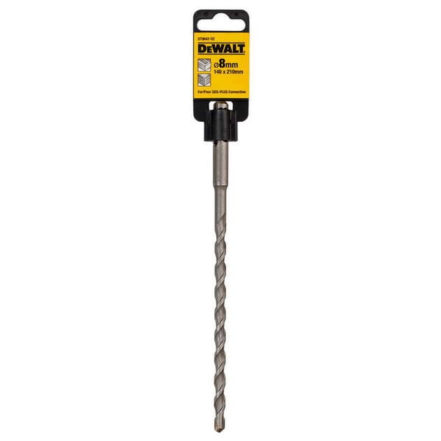 Бур по бетону DeWALT SDS-Plus 8x140x210мм (DT9642) - Фото 2 Бур по бетону DeWALT SDS-Plus 8x140x210мм (DT9642) - изображение 2