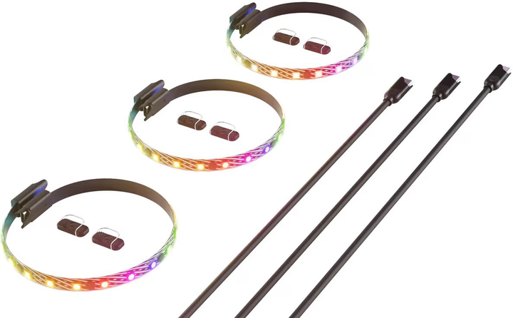 Oświetlenie dla obudowy HYTE LS10 qRGB Light Strip 330 mm (ACC-HYTE-LS10-B-3) - obraz 1