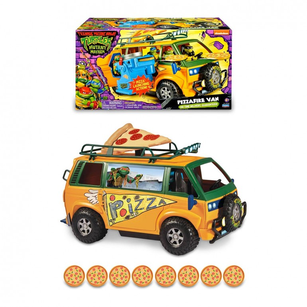 Pojazd Giochi Preziosi Ninja Turtles Pizzafire Van Vehicle (8056379151043) - obraz 2