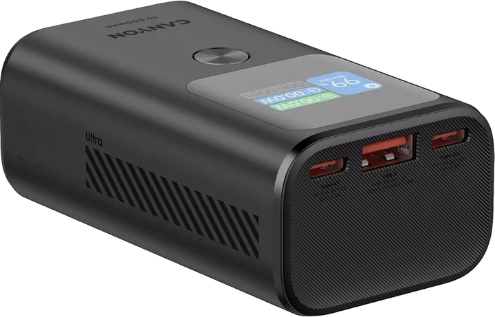 УМБ Canyon OnPower 130 TFT 10000 mAh PD30W Dark Grey (CNE-CPB130DG) - зображення 4