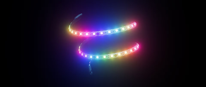 Oświetlenie dla obudowy HYTE LS30 qRGB Light Strip 1000 mm (ACC-HYTE-LS30-B-2) - obraz 2