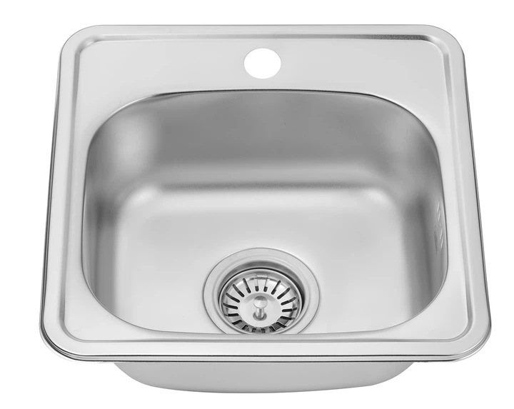Кухонная мойка KRONER (KRP) Satin-3838 D0.6T160 - изображение 3