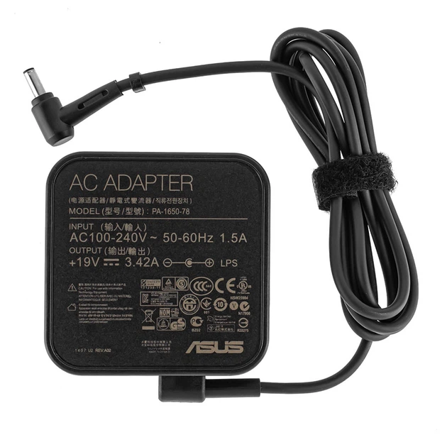 Блок живлення для ноутбука ASUS 19V, 3.42A, 65W, 4.5*3.0, black, под ASUS PU500 series, B400A, B400VC, BU400 (без кабеля) (0A001-00041300) ORIGINAL (1995773) - Фото 2 Блок живлення для ноутбука ASUS 19V, 3.42A, 65W, 4.5*3.0, black, под ASUS PU500 series, B400A, B400VC, BU400 (без кабеля) (0A001-00041300) ORIGINAL (1995773) - зображення 2