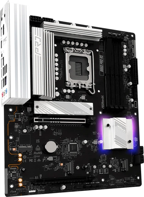 Материнська плата ASRock B860 Pro RS (s1851, Intel B860, PCI-Ex16) - зображення 2