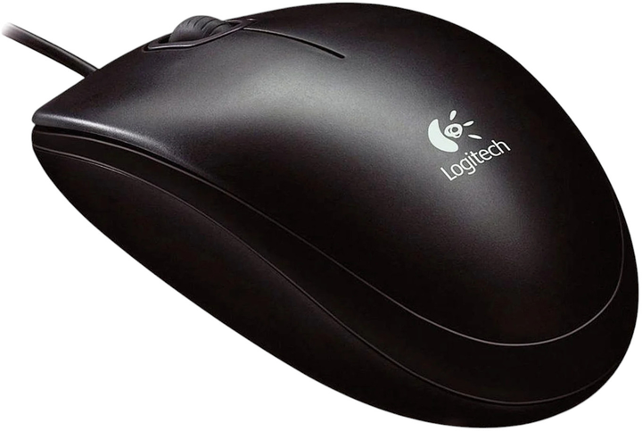 Mysz Logitech B100 USB Czarna (910-003357) - obraz 5