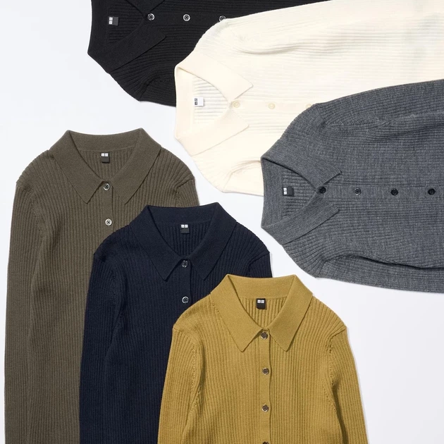 Кардиган шерстяной вязаный женский Uniqlo 960447363 L Молочный (1159825454) - изображение 2