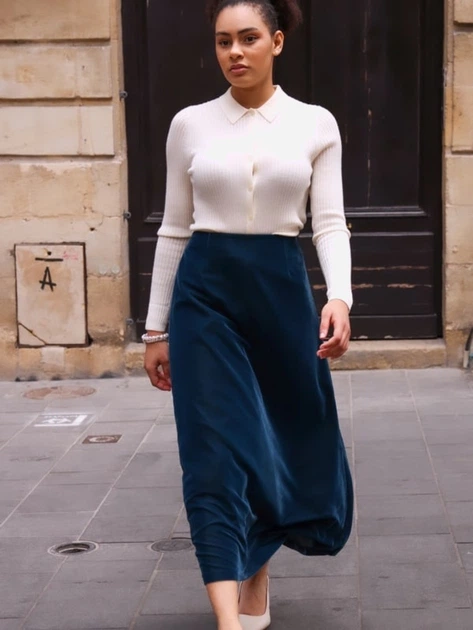 Кардиган шерстяной вязаный женский Uniqlo 960447363 L Молочный (1159825454) - изображение 7