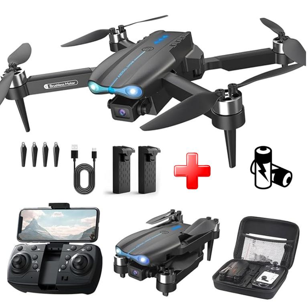 Квадрокоптер дрон с камерой E99 Max Mini drone , БК мотори. до 150 м ...