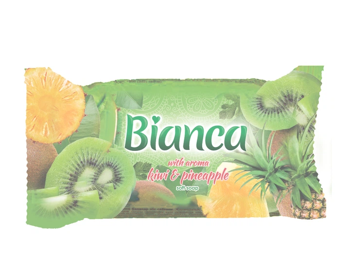 Упаковка мыло Bianca с ароматом киви и ананаса 140 г х 48 шт. - изображение 2