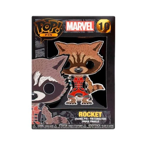 Пін Funko Pop серії «Marvel» – Єнот Ракета - Фото 5 Пін Funko Pop серії «Marvel» – Єнот Ракета - зображення 5