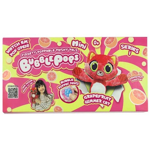 М’яка іграшка з ароматом "Bubble Pops міні. Грейпфрутова кішка" (20 см) - Фото 3 М’яка іграшка з ароматом "Bubble Pops міні. Грейпфрутова кішка" (20 см) - изображение 3