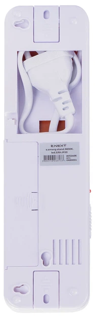 LED Светильник аварийный 1,5W 230V 50lm 6часов Li-ion 203x29x55mm IP20 [l0680004] E.NEXT e.emerg.stand.9830K.led.3/6h.IP20 - изображение 4