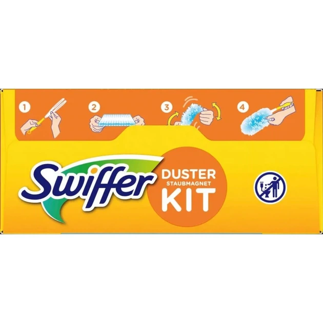 Щітка магніт Swiffer для прибирання пилу duster піпідастр із 3 змінними насадками - Фото 3 Щітка магніт Swiffer для прибирання пилу duster піпідастр із 3 змінними насадками - зображення 3