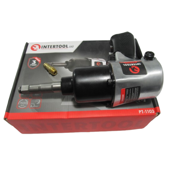 Гайковерт пневматический профессиональный INTERTOOL 1/2", 576 Нм, 7500 об/мин (63216) - изображение 4