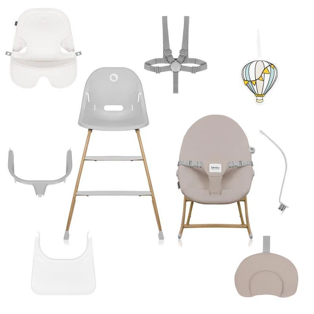 Стульчик для кормления Lionelo DALIA SET GREY STONE - изображение 5