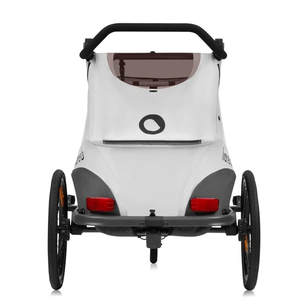Велосипедный прицеп с функцией коляски Lionelo CAMA GREY STONE - Фото 4 Велосипедный прицеп с функцией коляски Lionelo CAMA GREY STONE - изображение 4