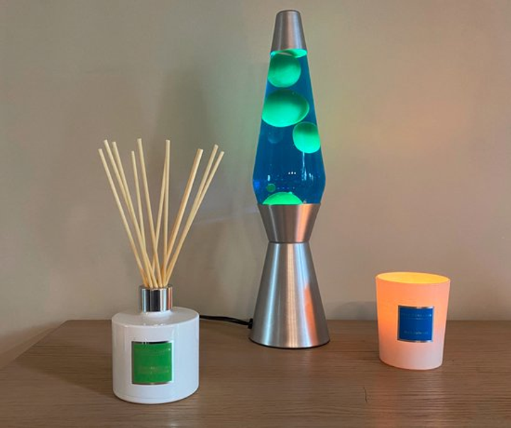 Lampka nocna iTotal z zieloną lawą (8057711464777) - obraz 3