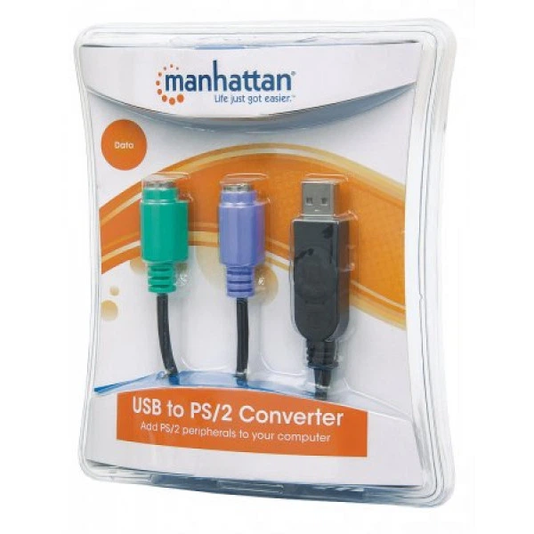 Переходник Manhattan USB 2.0 - 2x PS/2 (179027) - изображение 4