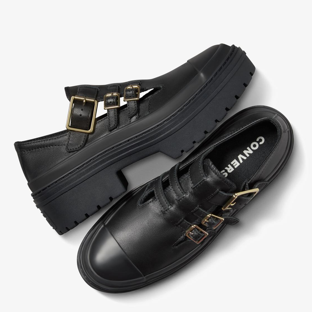 Женские туфли кожаные Converse Chuck Taylor All Star Lugged Heel Mj A10616C 36 (5.5US) 22.5 см Black (194435312446) - изображение 6