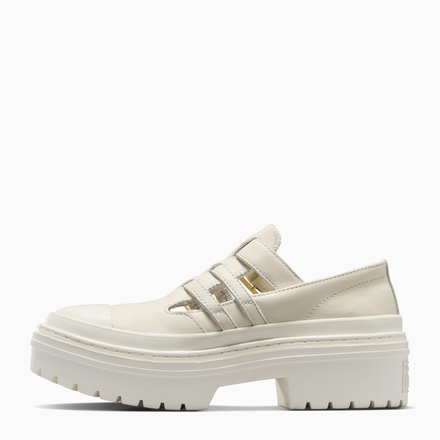 Женские туфли кожаные Converse Chuck Taylor All Star Lugged Heel Mj A10617C 38 (7.5US) 24.5 см Khaki/Off White (194435312613) - изображение 4