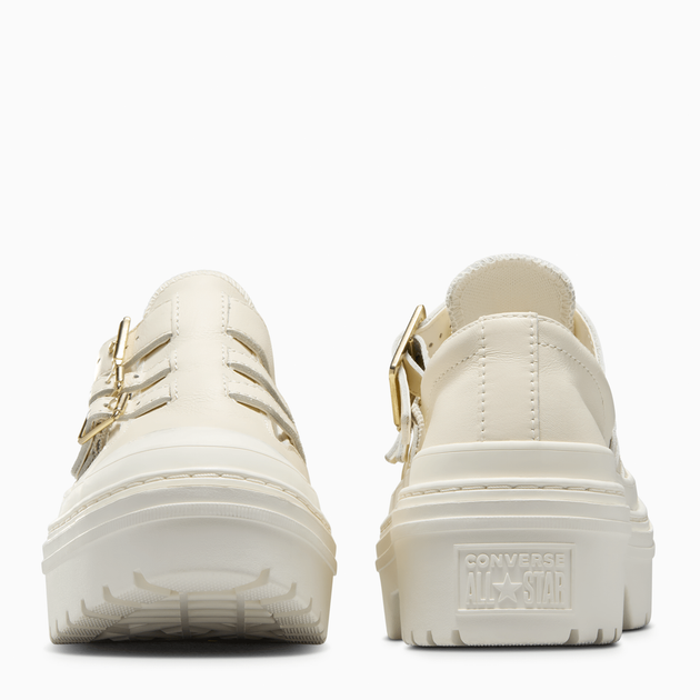 Женские туфли кожаные Converse Chuck Taylor All Star Lugged Heel Mj A10617C 38 (7.5US) 24.5 см Khaki/Off White (194435312613) - изображение 6