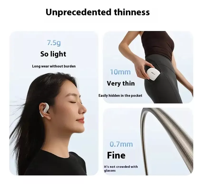 Бездротові навушники ACEFAST FA002 ACEFIT Air wireless earbuds Black (6974316283621) - изображение 5