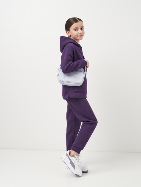 Детский спортивный костюм (худи + штаны) для девочки KidsMIX К2 110-116 см Фиолетовый (ROZ6501096458) - изображение 5