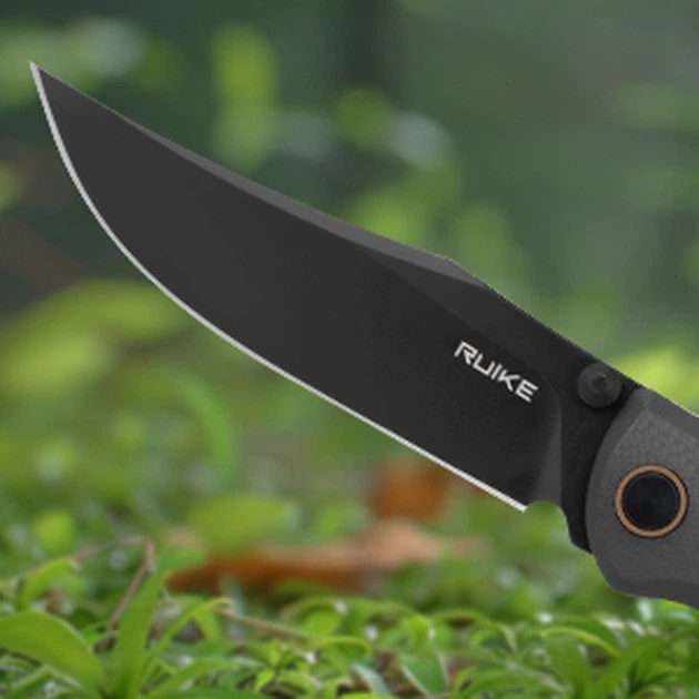Нож складной туристический Ruike P882-B, (8.5 см) 12С27 / G10 черный - изображение 13