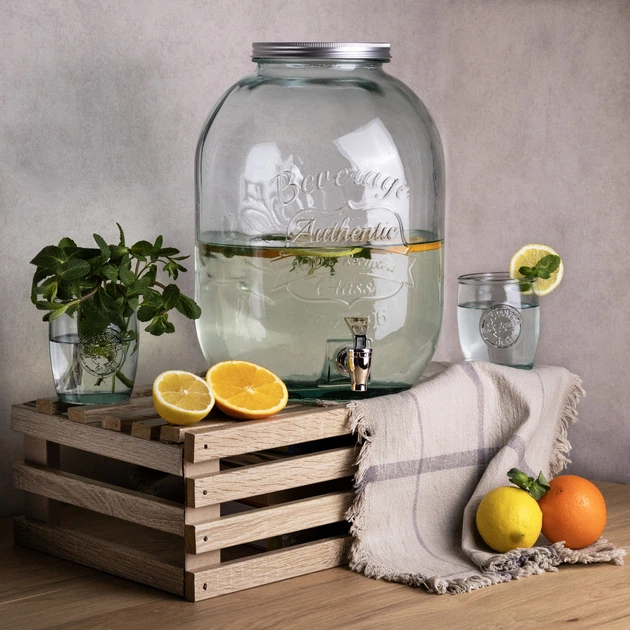 Диспенсер San Miguel Authentic с крышкой и краном 12.5 л (5294G20) - Фото 4 Диспенсер San Miguel Authentic с крышкой и краном 12.5 л (5294G20) - изображение 4