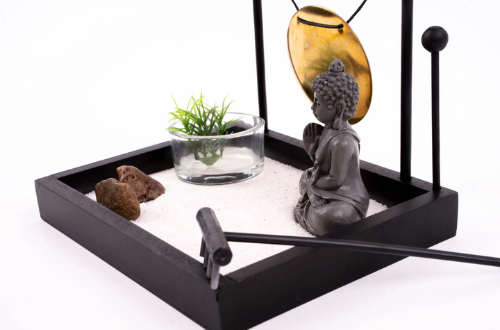 Набір для релаксації Atmosphera Garden Zen з фігуркою Будди 12 x 15 x 16 см (3560239219095) - зображення 6