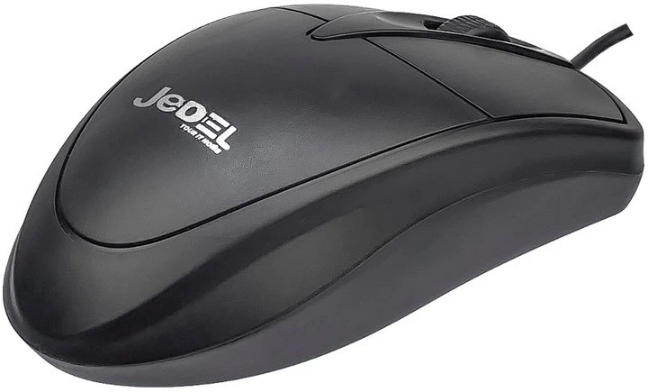 Компьютерная мышь проводная Jedel CP72 для ПК/ноутбука 1000 DPI 1.35М классическая Черный - Фото 4 Компьютерная мышь проводная Jedel CP72 для ПК/ноутбука 1000 DPI 1.35М классическая Черный - изображение 4