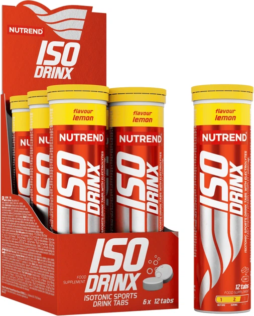 Ізотонік Nutrend Isodrinx 12 таблеток Лимон (8594073176813) - зображення 2