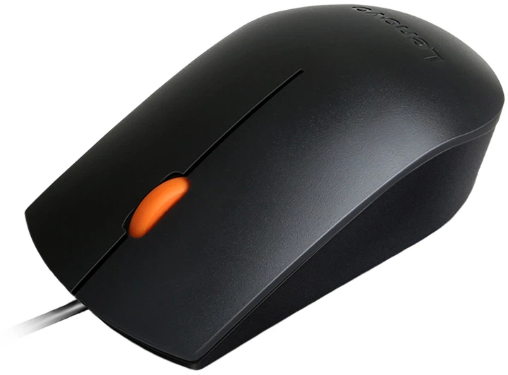 Mysz Lenovo 300 USB Black (GX30M39704) - obraz 2