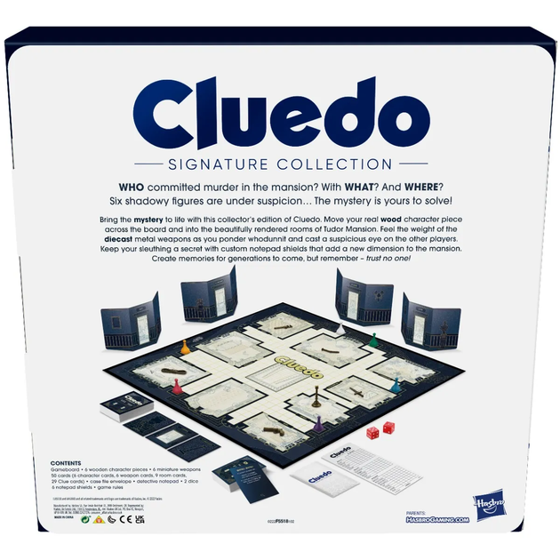 Gra planszowa Hasbro Cluedo Signature Collection (ang.) (F5518102) (C42) (5010994153878) - obraz 3