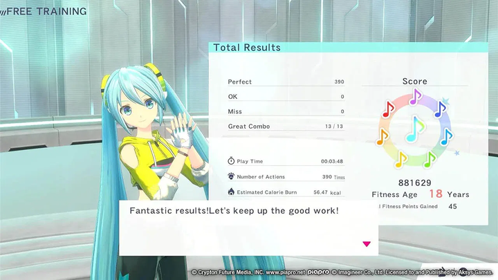 Gra Nintendo Switch Fitness Boxing feat. Hatsune Miku (Kartridż) (5060941718209) - obraz 6