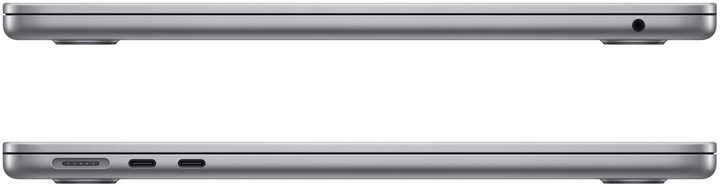 Laptop Apple MacBook Air 13.6" M2 16/256GB 2022 (MC7U4RU/A) (QWERTY+cyrylica) Space Gray - obraz 4