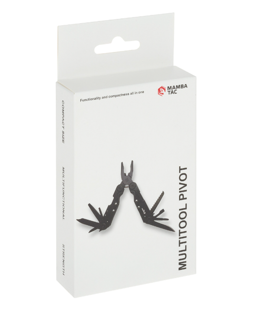 Мультитул Mamba Tac Axe Pivot 12 в 1 Черный MBT-PVT - Фото 2 Мультитул Mamba Tac Axe Pivot 12 в 1 Черный MBT-PVT - изображение 2