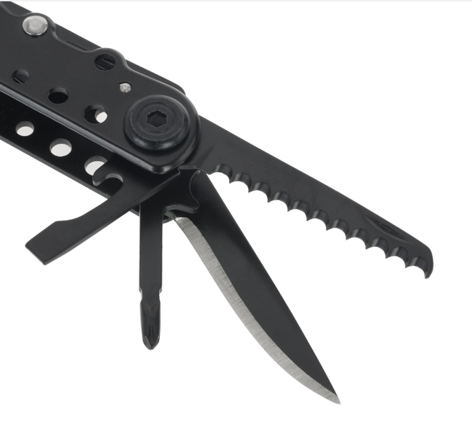 Мультитул Карабин с Ножом Mamba Tac Axe Knife Clip 6 в 1 Черный MBT-CLP - изображение 7