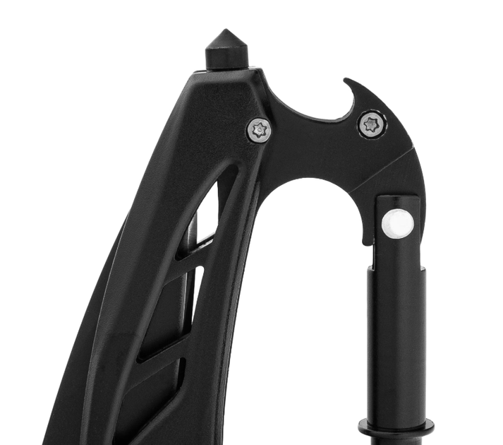 Мультитул Карабин с Ножом Mamba Tac Axe Knife Clip 6 в 1 Черный MBT-CLP - изображение 9