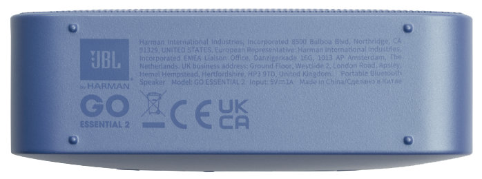 Портативна колонка JBL Go Essential 2 Blue (JBLGOES2BLUEU) (7089283) - Фото 4 Портативна колонка JBL Go Essential 2 Blue (JBLGOES2BLUEU) (7089283) - зображення 4