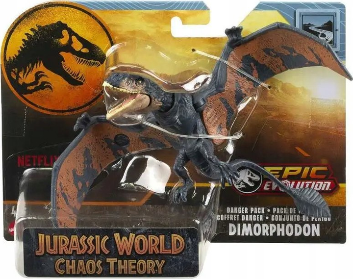 Фігурка Mattel Jurassic World Небезпечний динозавр HTK54 (194735192588) - зображення 1