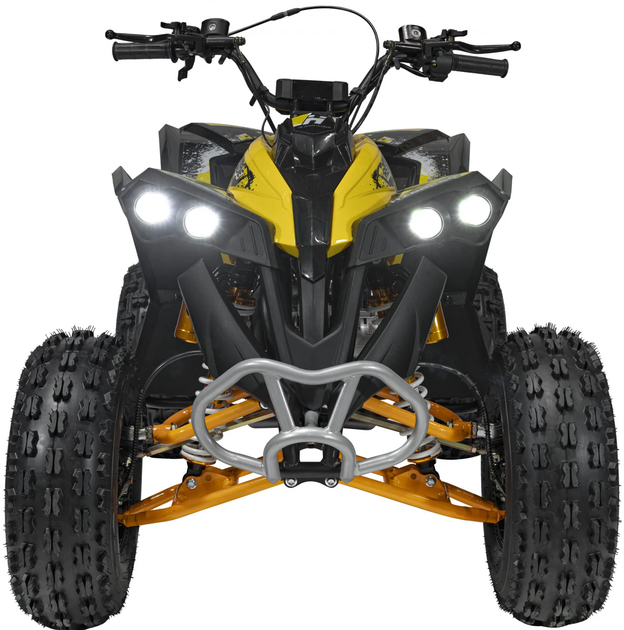 Квадроцикл Quad Ramiz бензиновий Renegade Hiperflex125CC Жовтий (5903864941616) - зображення 2