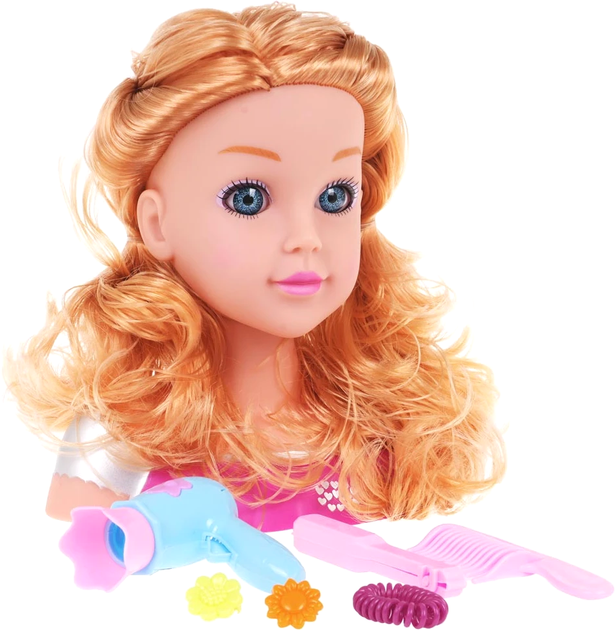 Zestaw Głowa Blond do Stylizacji + Akcesoria (5903864959888) - obraz 3