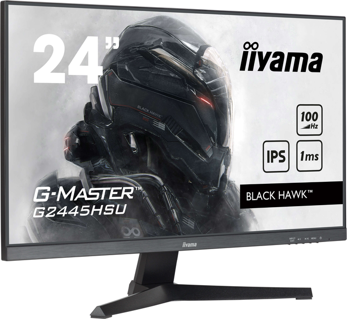 Monitor 23.8" iiyama G-Master Black Hawk G2445HSU-B2 - obraz 2