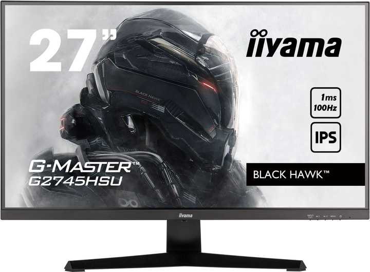 Monitor 27" iiyama G-Master Black Hawk G2745HSU-B2 - obraz 1