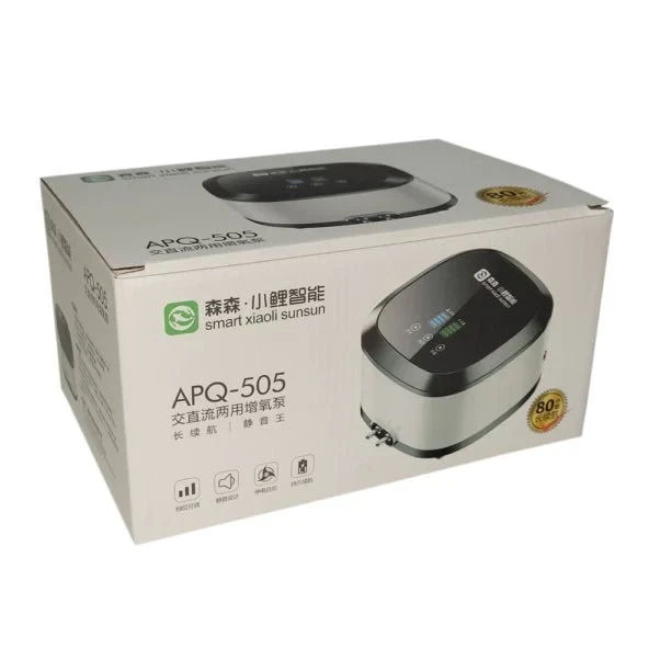 Компресор на акумуляторі SunSun APQ-505, 8,5 л/хв, 5w, для аквар. до 1000 л. - зображення 2