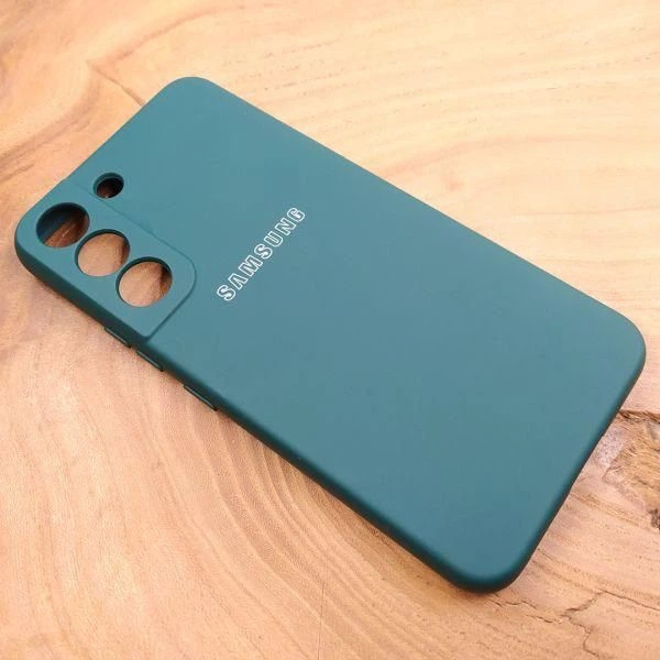 Чохол Silicone case для Samsung S21 FE Blue Green - Фото 3 Чохол Silicone case для Samsung S21 FE Blue Green - зображення 3