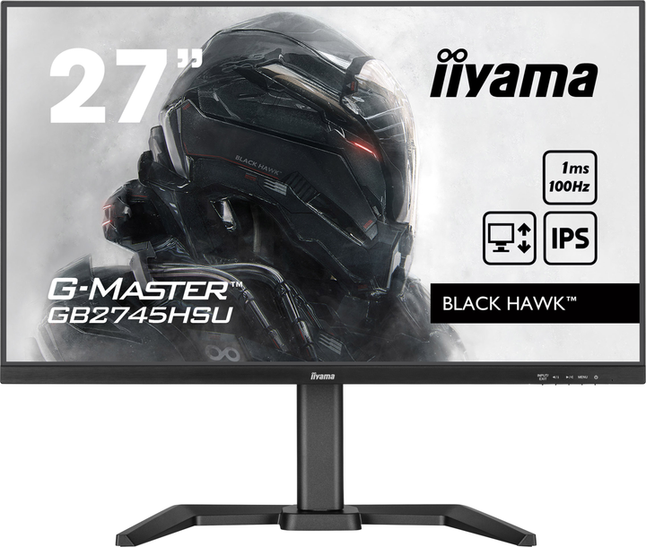 Monitor 27" iiyama G-Master Black Hawk GB2745HSU-B2 - obraz 1