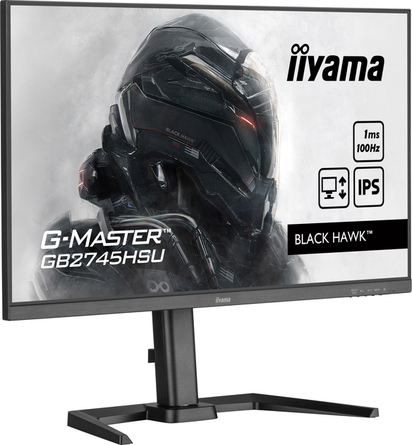 Monitor 27" iiyama G-Master Black Hawk GB2745HSU-B2 - obraz 3