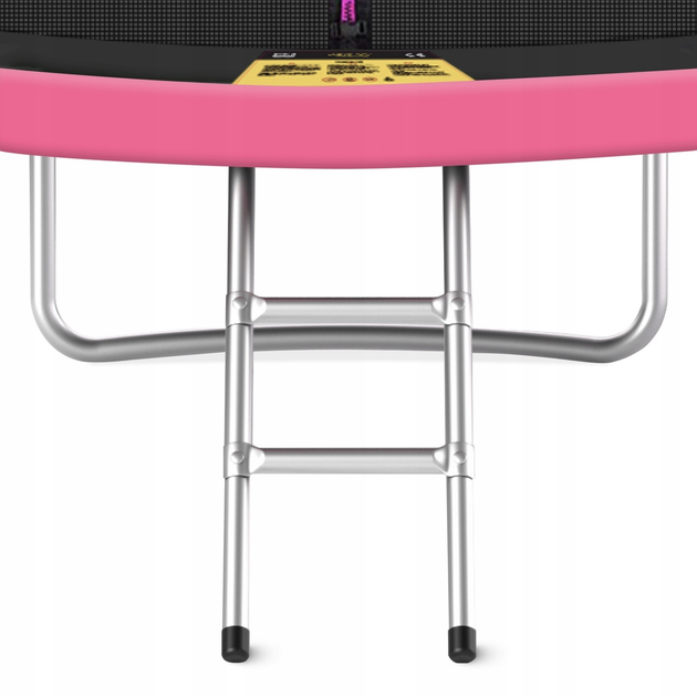 Батут із внутрішньою сіткою 4FIZJO PRO 10FT 312 см Black/Pink (P-5907739314604) - зображення 10